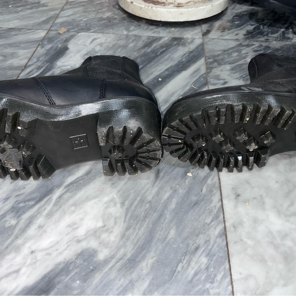 Dr.MARTENS BLACK PLATFORM ROMETTY BOOTS SIZE 6 - Picture 4 of 11